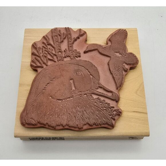 STAMPA ROSA RUBBER STAMP Ducks 300-41 Wood Duck New Michaelsen 1999 - Picture 6 of 11